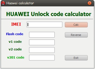 Huawei code calculator v2